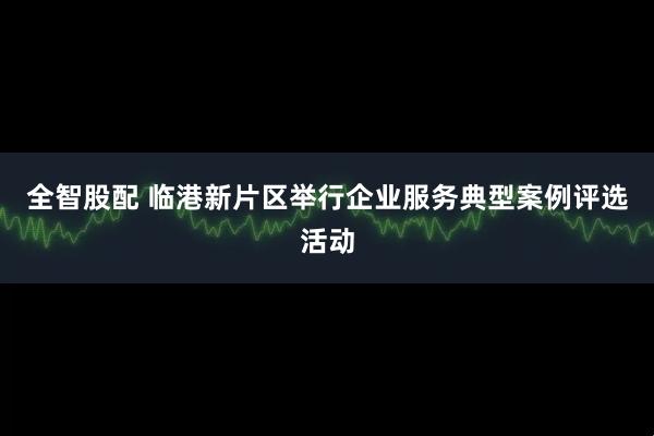 全智股配 临港新片区举行企业服务典型案例评选活动